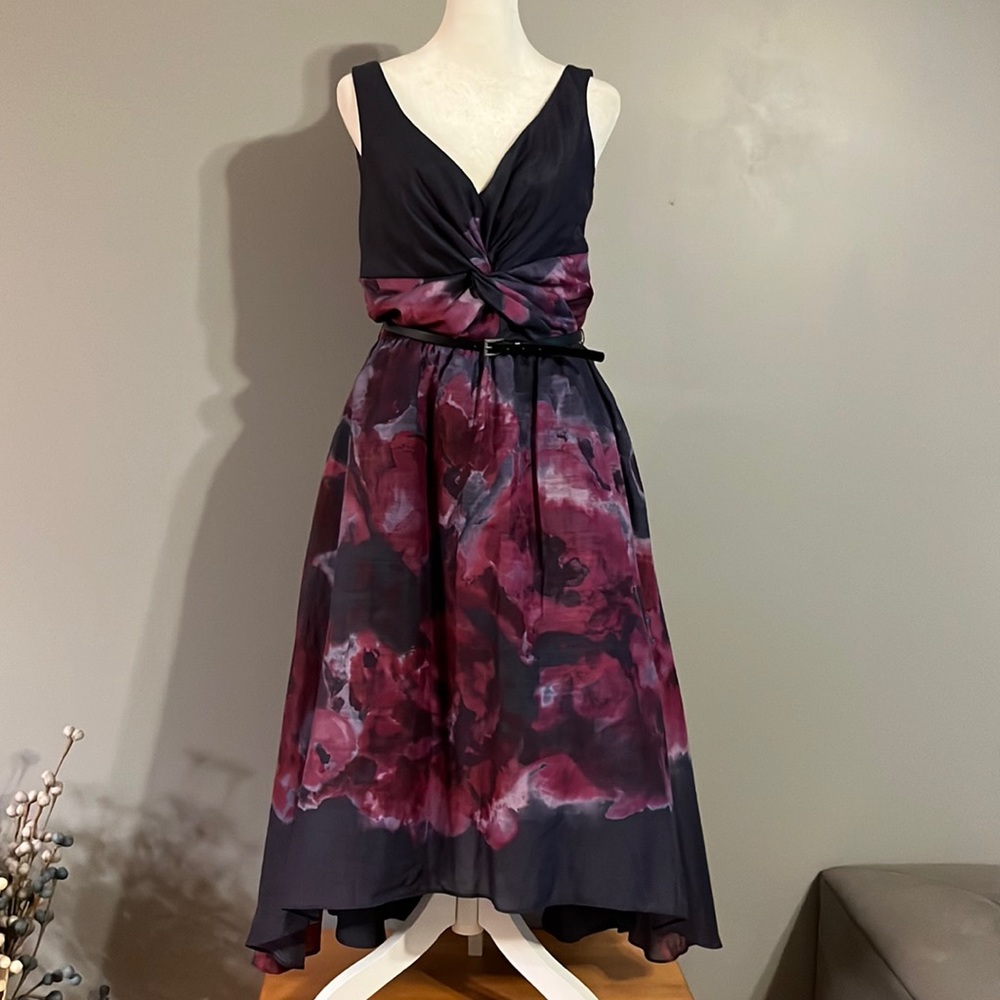 NWT Neiman Marcus for Target Lela Rose Purple/Pink Sleeveless Dress Size 6